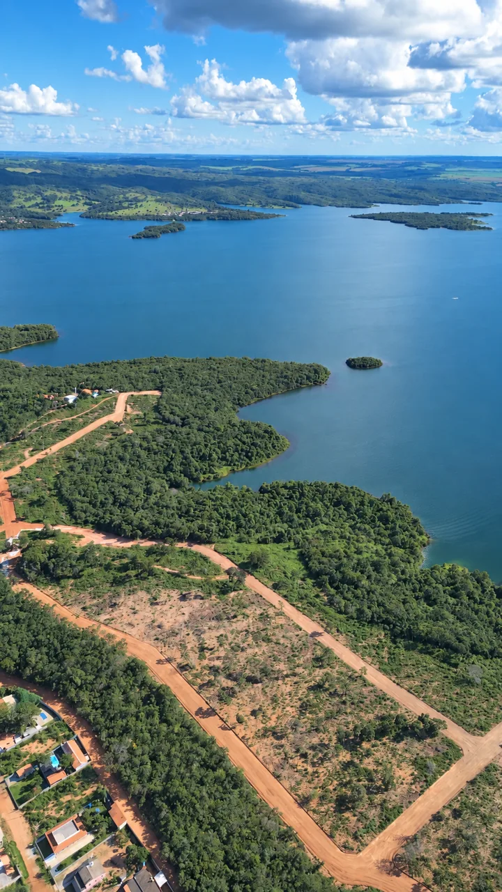 Condomínio Ilha do Sol e entorno do Lago Corumbá — vista aérea 6